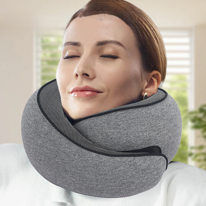Oreiller de voyage en mousse à mémoire de forme CloudComfort pour confort optimal