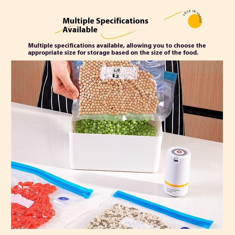 Scelleur sous vide compact avec accessoires et sachets inclus