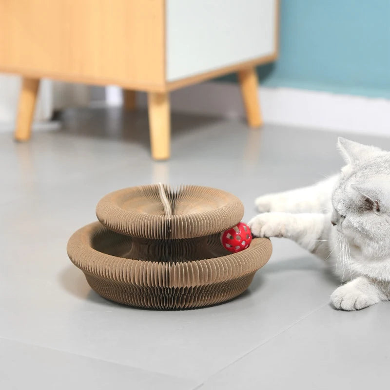 Planche d'orgue à gratter pour chat magique